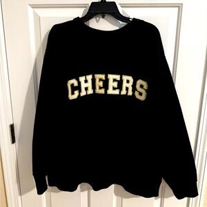Universal Thread Cheers Sweatshirt Plus Size XXL New Condition